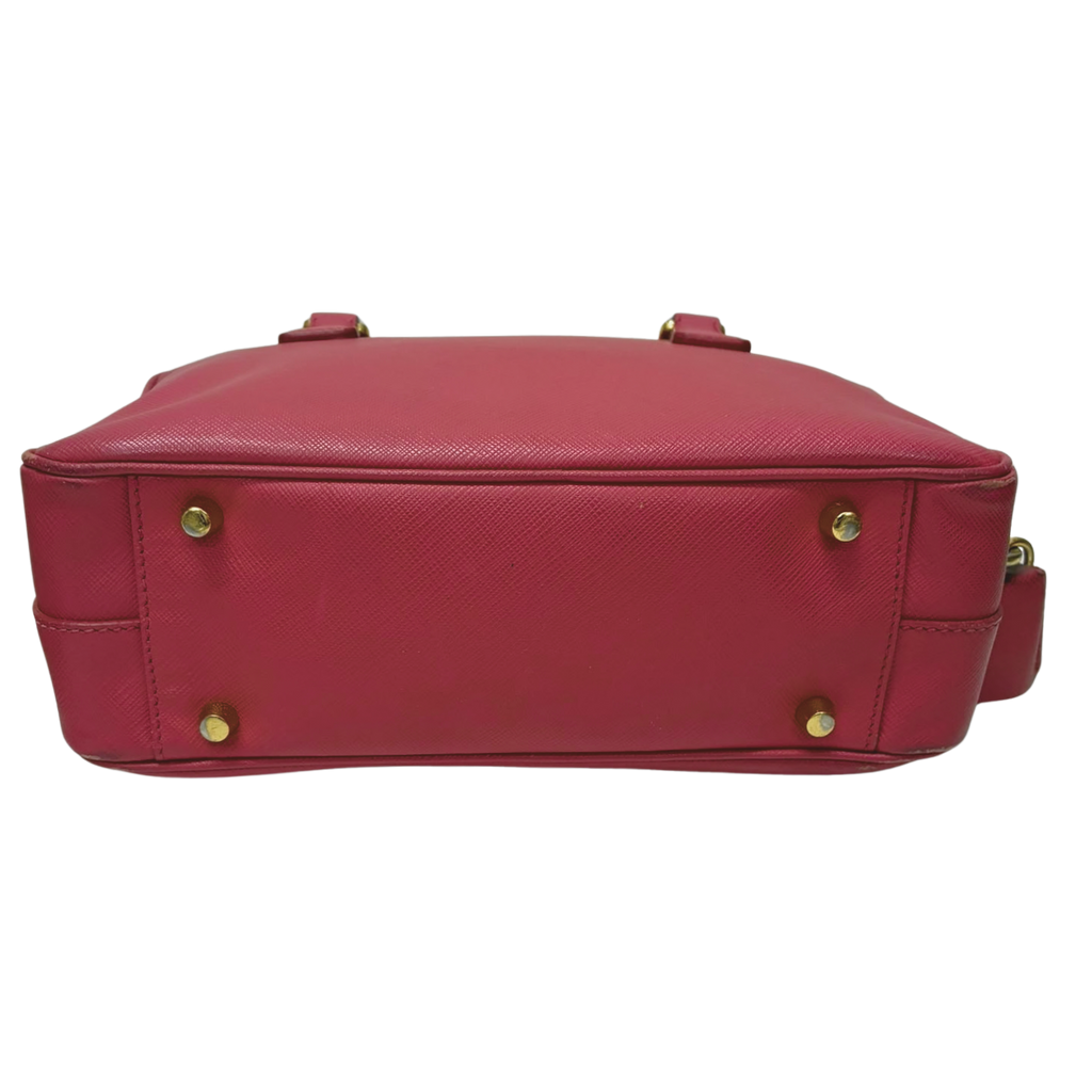 Prada Saffiano Lux Mini Bowler Bag