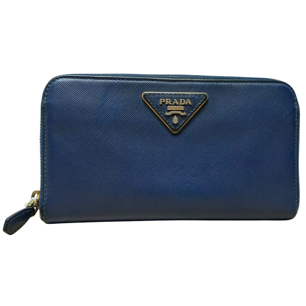 Prada Saffiano Leather ZipAround Wallet