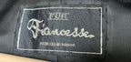 Fiancesse Black Mink Fur Coat Size 11