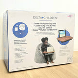 Delta Children Cozee Fluffy Chair and Bamboo Lap Desk Set