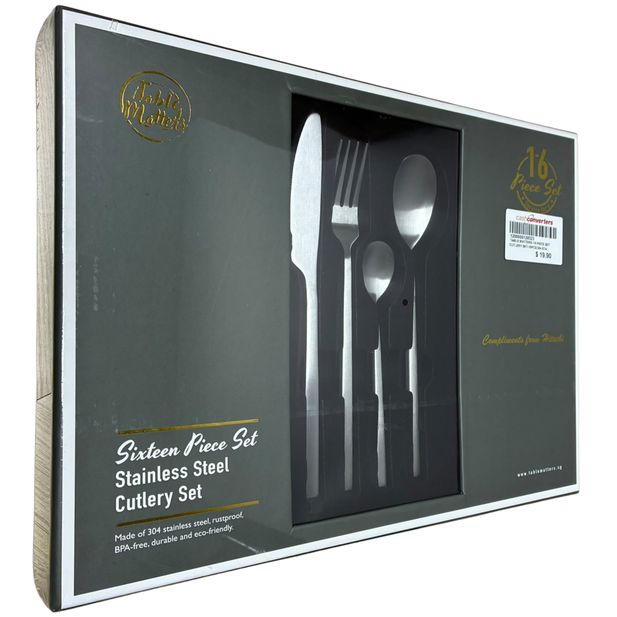 Table Matters 16 Piece Stainless Steel Cutlery Set
