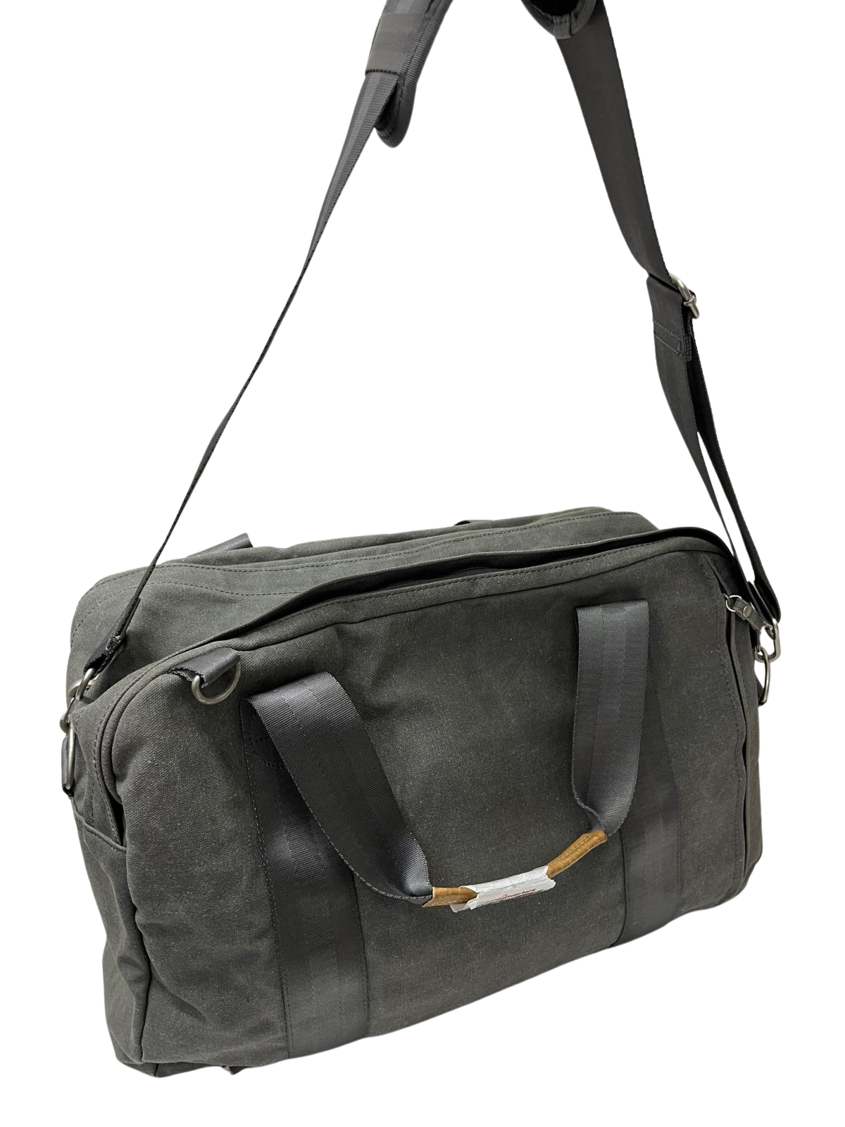 Qwstion Weekender Canvas Tote Washed Grey