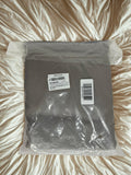 Lush Decor Reyna Ruffle Window Curtain Panel Set Pair 54in W X 84in L Gray Flowy Curtain Set