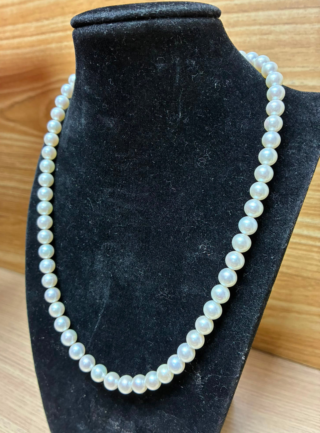 Classic Japanese Akoya Cultured Pearl Strand Necklace 6.5to7MM 44CM 29.5G