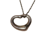 Tiffany And Co Elsa Peretti Open Heart Pendant Necklace 3.2G
