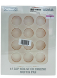 Chefmade 12 Cup NonStick English Muffin Pan