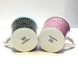 Wedgwood, Bone China Palladio Blue & Pink Mug, Set of 2