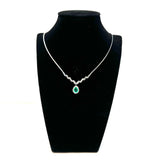 PT850/PT900 Emerald Diamond Necklace