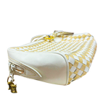 Bally Woven Checkerboard 3 Way Camera Bag Shoulder Bag