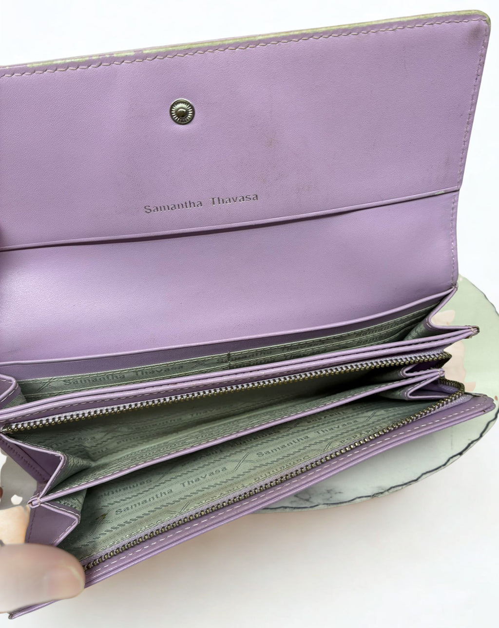 Samantha Thavasa Violet D Long Wallet Purple