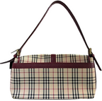 Burberry Nova Check Canvas Shoulder Bag
