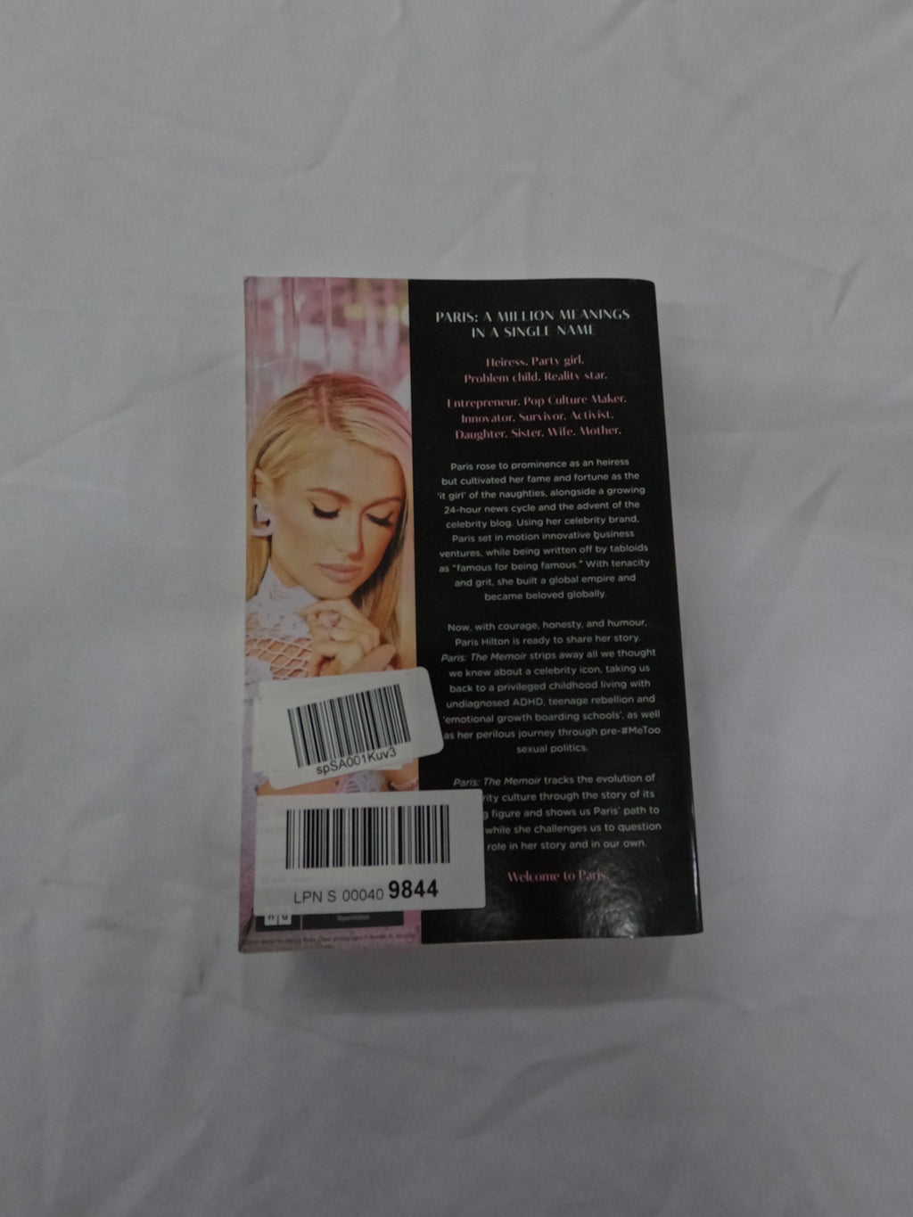 Paris: The Memoir Paperback