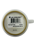 Le Creuset Frill Mug With Gold Decal 330ml Cotton