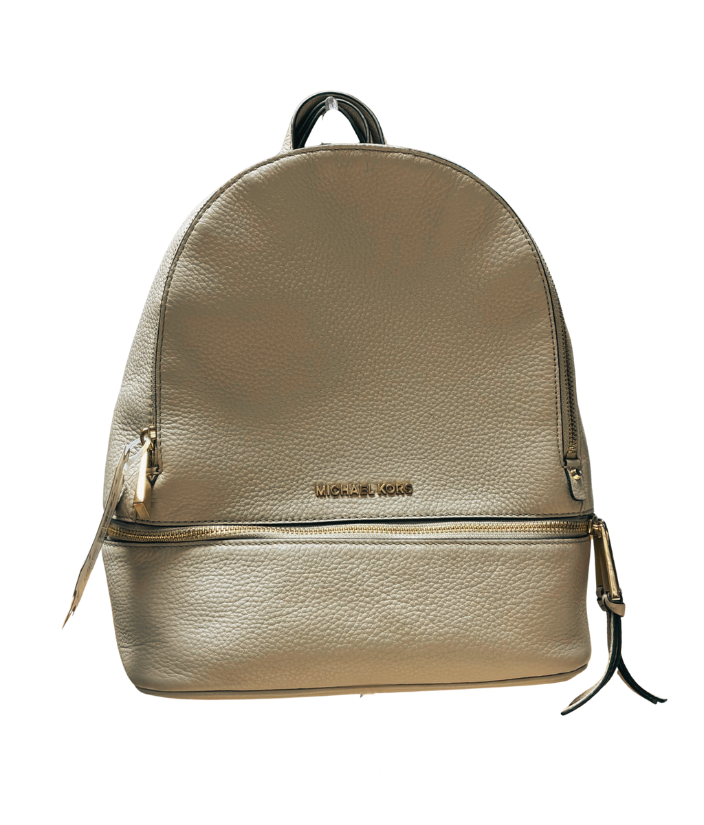 Michael Kors Rhea Medium Pebbled Leather Backpack