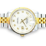 Rolex Datejust 36mm 16233 Ivory Computer Dial U serial Watch