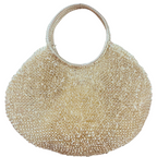 Anteprima Wire Bag 33CM Round Tote Silver Gold
