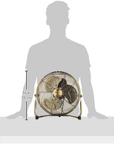 Toyomi POF 1255 High Velocity Air Circulator Fan, 12" Silver