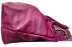 Longchamp Le Pliage Cuir Leather Top Handle Bag Pink
