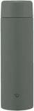 Zojirushi -GA60-HM Water Bottle, Screw, Stainless Steel Mug, Seamless, Direct Drinking, 20.3 fl oz (600 ml), Forest Gray