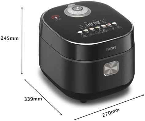 Tefal Far Infrared RK8868 - Rice Cooker, 1450W, Induction Heating technology, Fuzzy Logic with Spherical Pot, 1.5L, 13 cooking progams, Black Secondary image