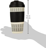 Copco 5237160 Reusable, Insulated Double Wall Travel Mugs 16-ounce White/Black, 2 Count (Pack of 1)