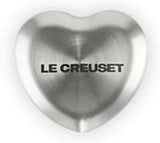 Le Creuset Metal Heart Knob 47mm Silver