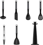 Joseph Joseph Elevate Carousel Set With Tongs Grey Set Of 6