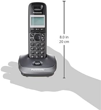 PANASONIC KXTG2512CXT Digital Cordless Phone Titanium Black Secondary image