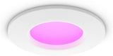 Philips Hue Connected Recessed Spotlight, 90 mm, White and Colour Light, Bluetooth Compatible, Voice Control with Alexa, Apple Home and Google Assistant, White