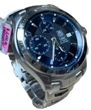 TAG Heuer Link CJF21140 Link Chronograph 40mm Steel Blue Dial Auto Diver Mens Watch