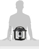 Instant Pot Duo Plus - 9-in-1 Pressure Cooker + Steel Pot + Glass Lid. Pressure cooking, slow cooking, rice, yogurt, steam, sauté and keep warm, steam, sous vide. 6 Quart / 5.7 L. Stainless Steel