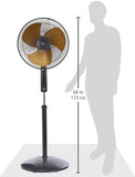 KDK P40US Stand Fan with 40cm Metal blade, Gold
