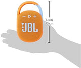 JBL Clip 4 Ultra Portable Bluetooth Speaker, IP67 Waterproof and Dustproof, 10- Orange