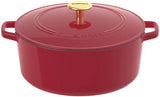 Cuisinart Oval Casserole, Red, 7 Qt