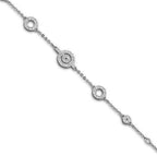 Swarovski Purity 1121075 Swarovski Crystal 15.5cm Metal Bracelet