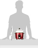 Panasonic SR-Y10FGERSH Conventional Rice Cooker, 1 L Capacity, Red