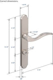 Wright Products VMT115SN Adjustable Mortise Satin Nickel