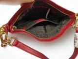 Tocco Toscano Red Leather Bag
