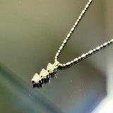 750WG Trilogy Diamond Necklace