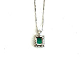 PT850/900 Emerald & Diamond Necklace