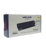 WAVLINK Triple 4K Display DisplayLink Docking Station, 15-In-1 USB C Universal Laptop Dock