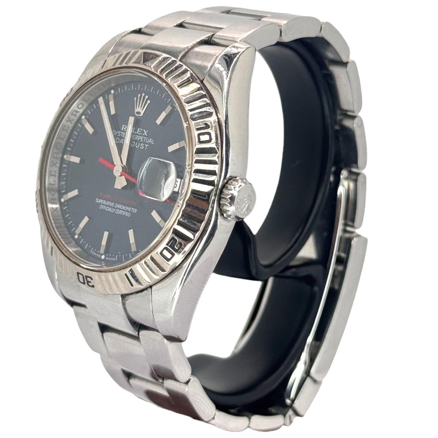 Rolex 116264 Datejust Turn-O-Graph Automatic Watch, 36mm