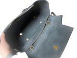 Celine Micro Belt Bag Grey Grained Calfskin Leather