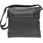 Coach Crossbody Bag Black Pebble Leather