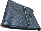 Gucci 474137 GG Black Small Messenger Bag