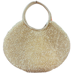 Anteprima Wire Bag 33CM Round Tote Silver Gold
