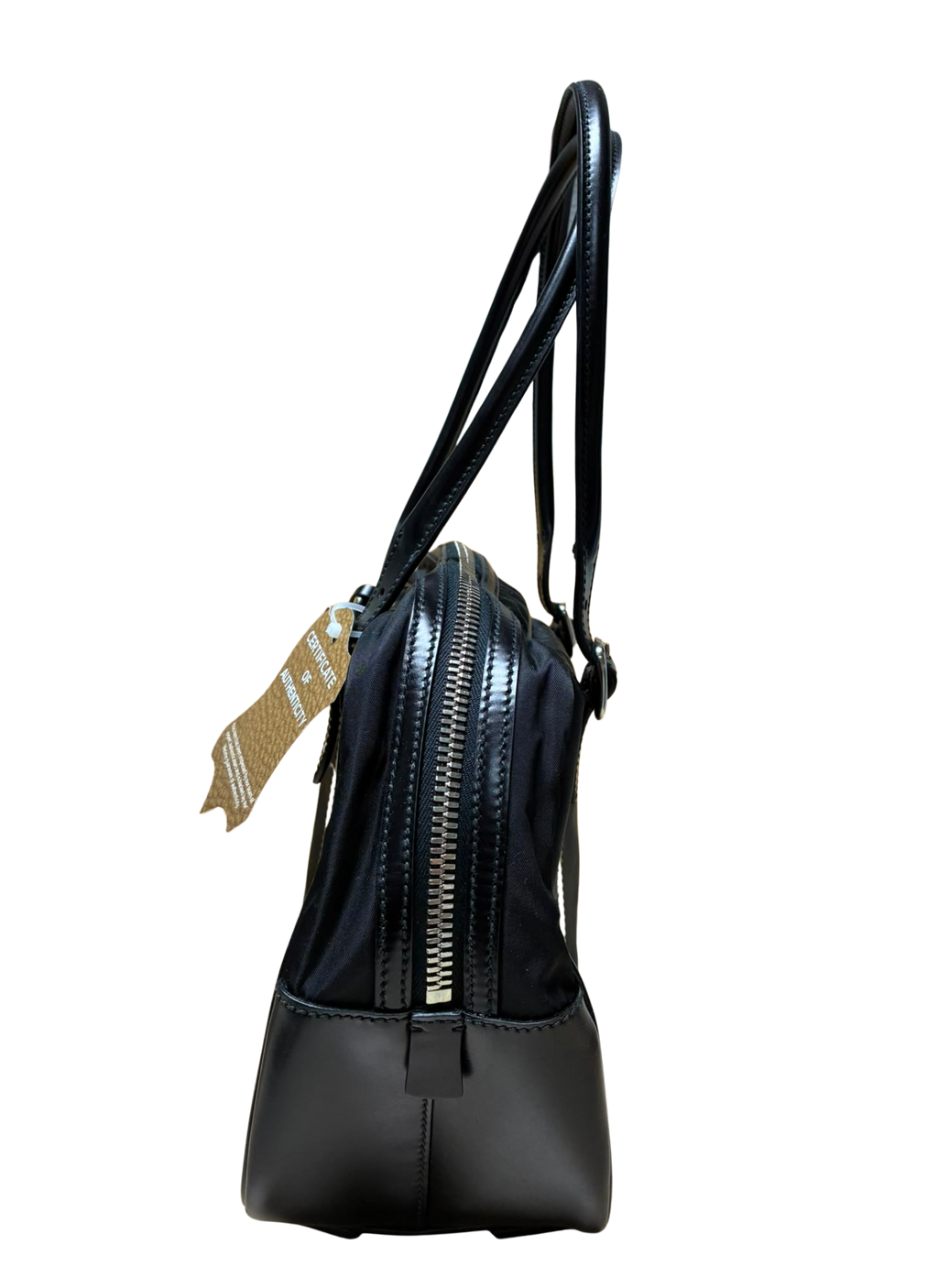 Prada Tessuto Nylon Bauletto Handbag