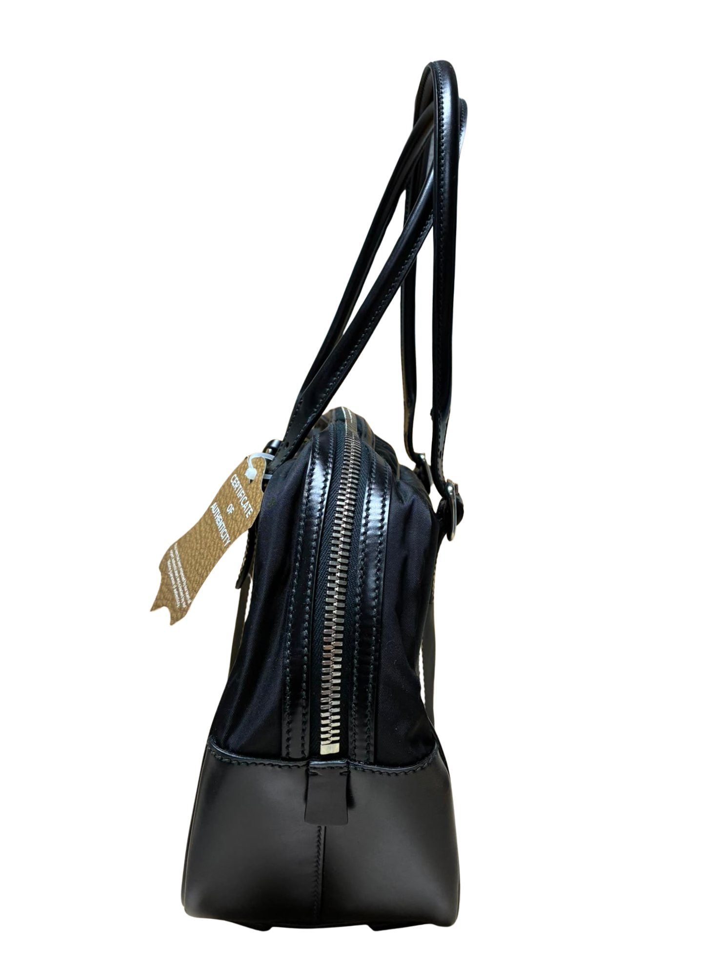 Prada Tessuto Nylon Bauletto Handbag