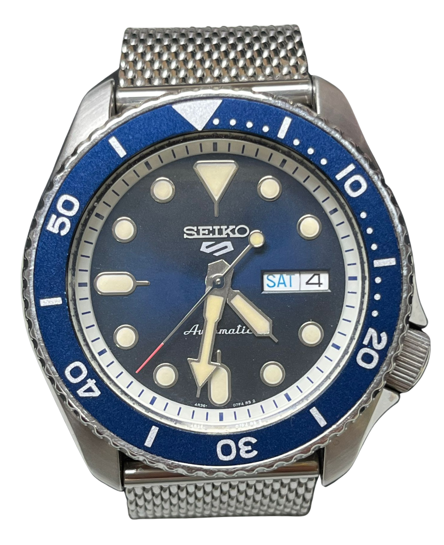 SEIKO 5 Sports SRPD71 Watch For Men Automatic With Manual Winding Movement Secondary image
