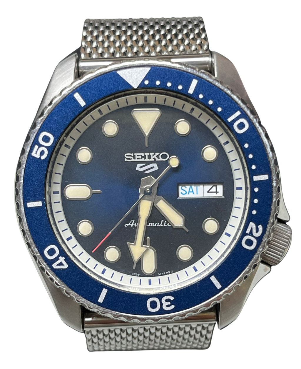 SEIKO 5 Sports SRPD71 Watch For Men Automatic With Manual Winding Movement